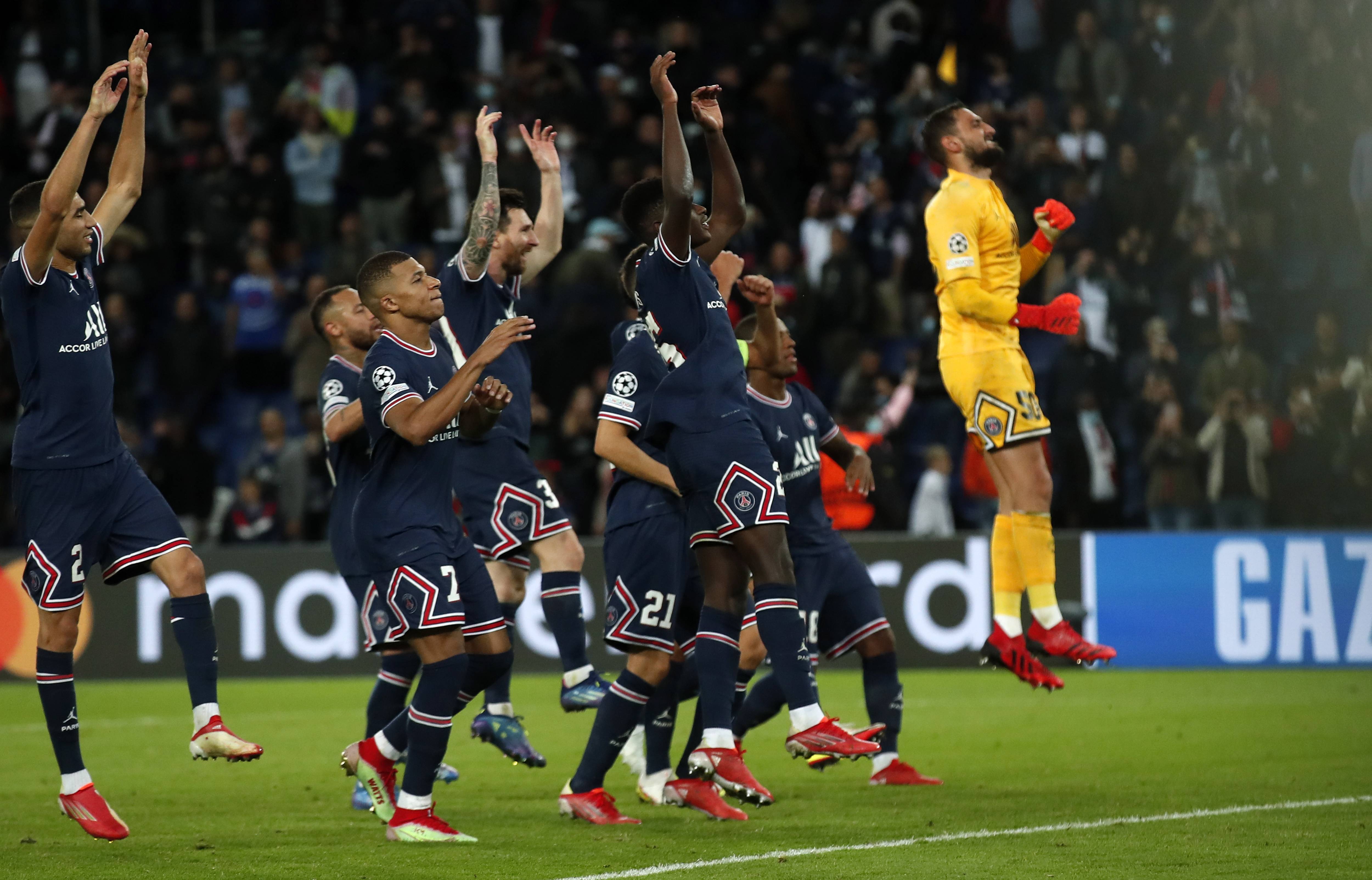 巴黎圣日耳曼主场大胜多特蒙德