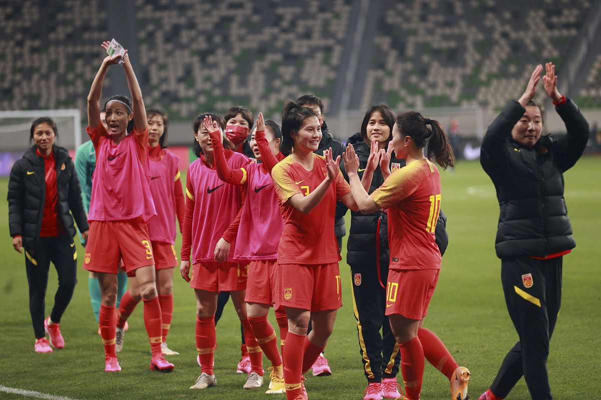 中国女足队员表现出色,全面夺冠 中国女足队员表现出色,全面夺冠